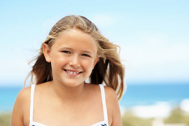 istock Cute girl on a vacation 183779400