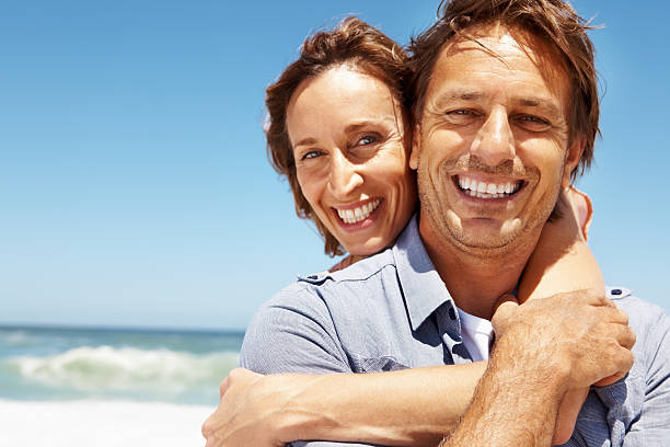 istock Woman hugging man from behind 183779856
