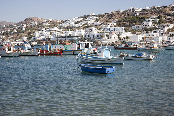 istock Rowboats in Mikonos 183779997