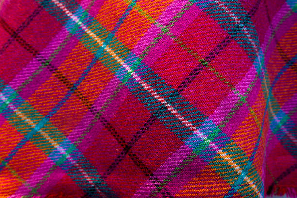 fundo xadrez xxl - plaid tartan scottish culture celtic culture imagens e fotografias de stock