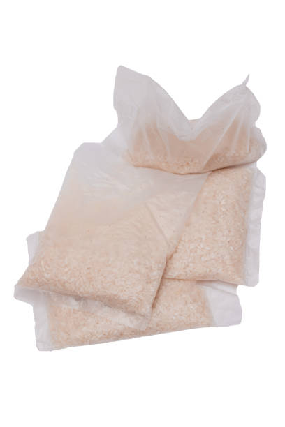 istock A Plastic Bags of White Long Grain Rice - Isolated on White 1837806816