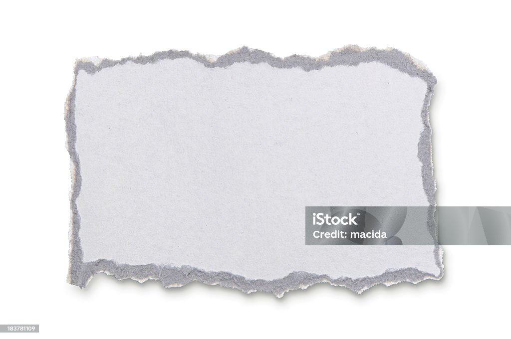 Rasgado de papel - Foto de stock de Blanco - Color libre de derechos