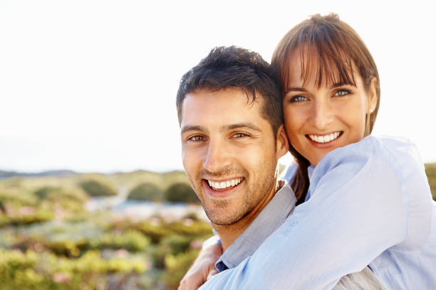 istock Playful couple in love 183781177