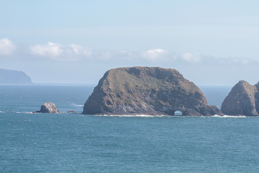 The lighthouse on Cape Meares was built in 1890 and served for Tillamok bay until 1968.