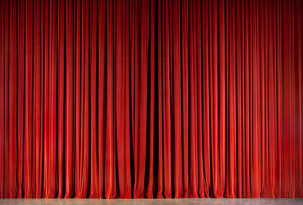 red theatre curtain