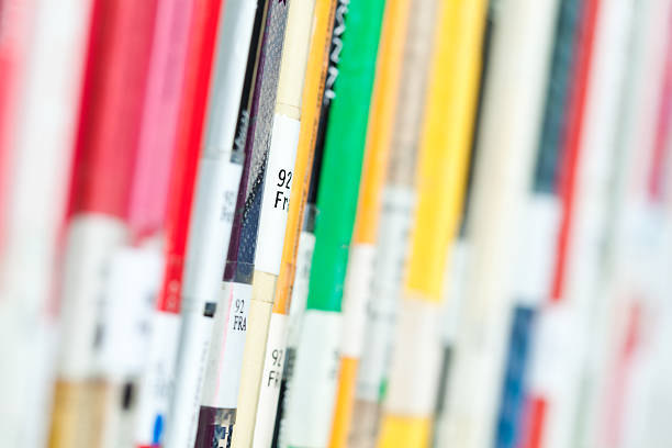 istock Macro Closeup of Library Books 183782197