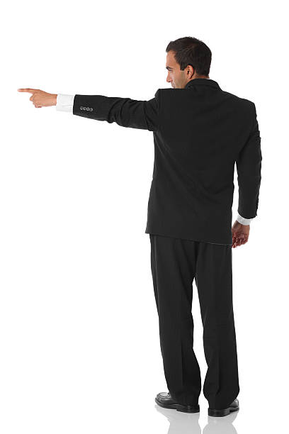 istock Businessman pointing with finger 183782798