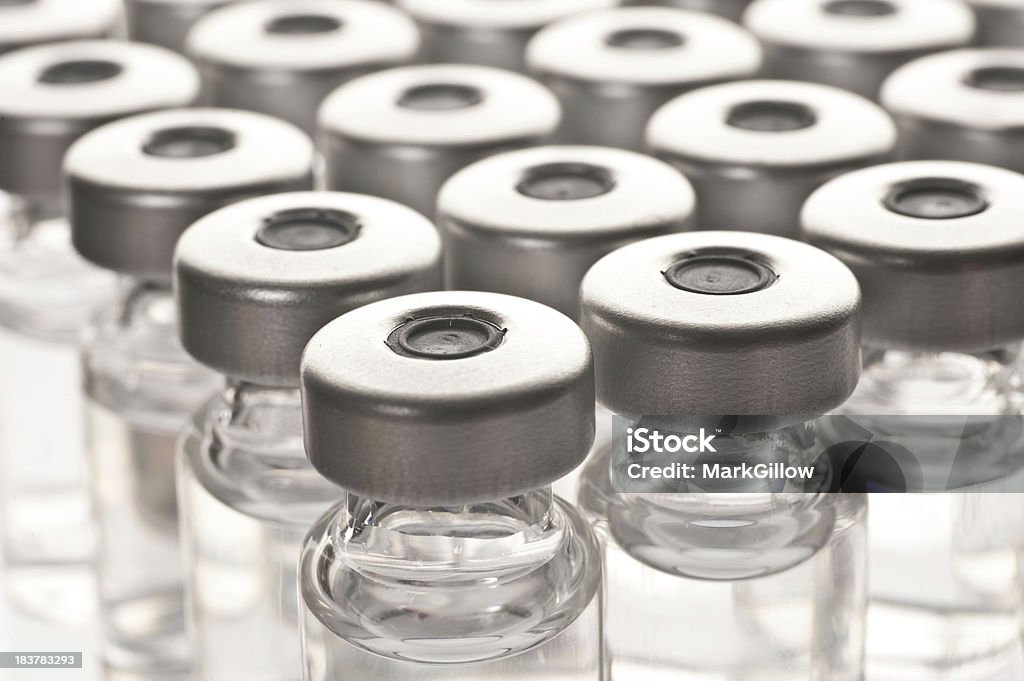 Vaccine Vials of Medicine or Vaccine Vaccination Stock Photo