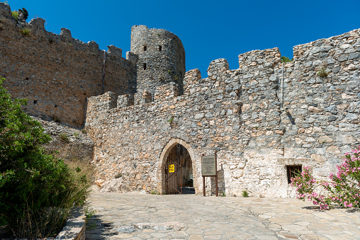 Ruins of St. Hilarion Castle in The Turkish Republic of Northern Cyprus.  June 17, 2014