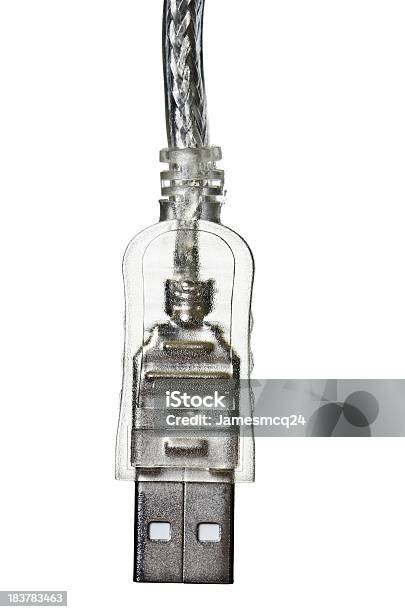 Foto de Cabo Usb e mais fotos de stock de Arame - Arame, Branco, Cabo