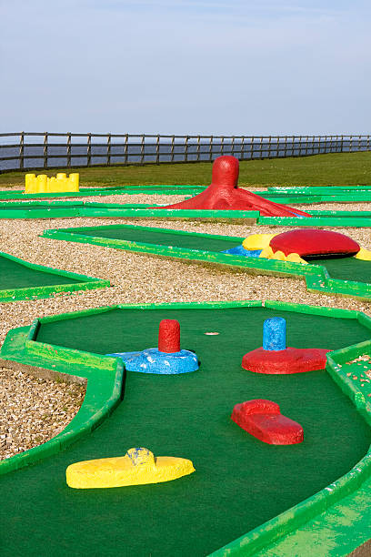 istock Miniature golf course at the seaside 183783482