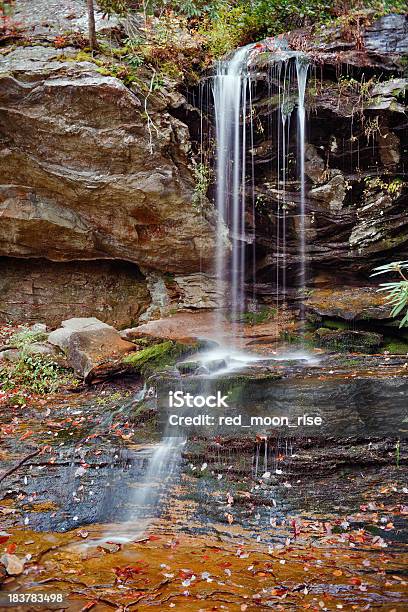 Lower Water Fall At Hanging Rock State Park Stock Photo - Download Image Now - North Carolina - US State, Rock - Object, Waterfall