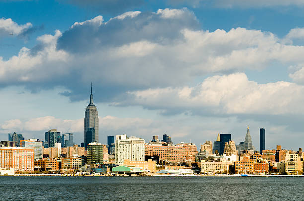 맨해튼 미드타운 스카이라인 스톡 사진