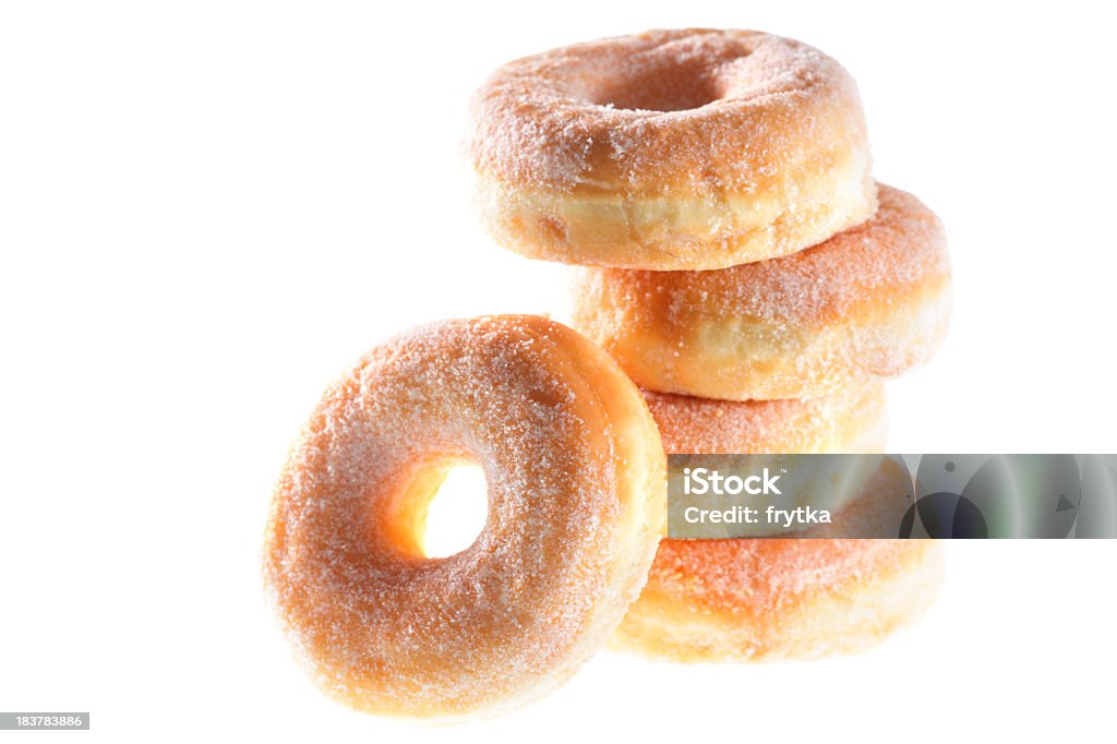 설탕 도너츠 - 로열티 프리 건강에 좋지 않은 음식 스톡 사진