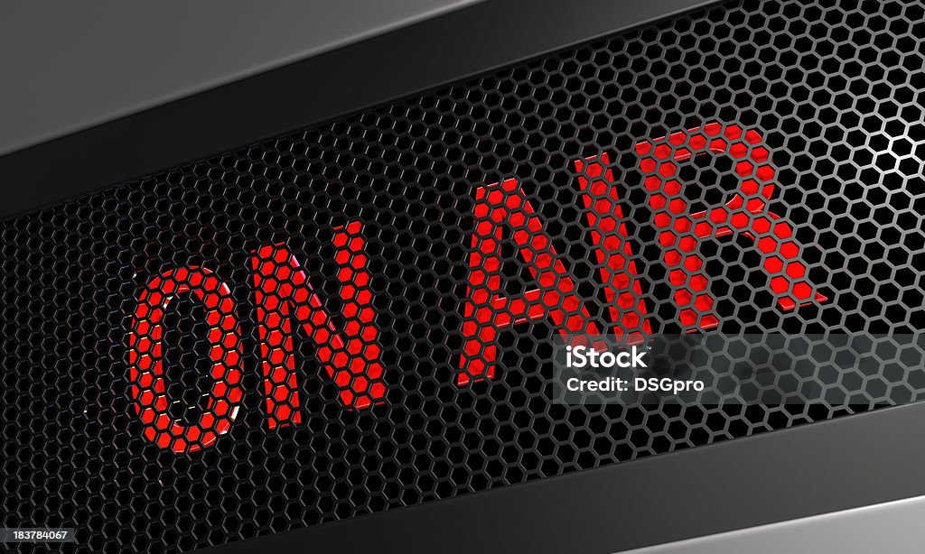 No Ar - Royalty-free Rádio - Aparelhagem de Áudio Foto de stock