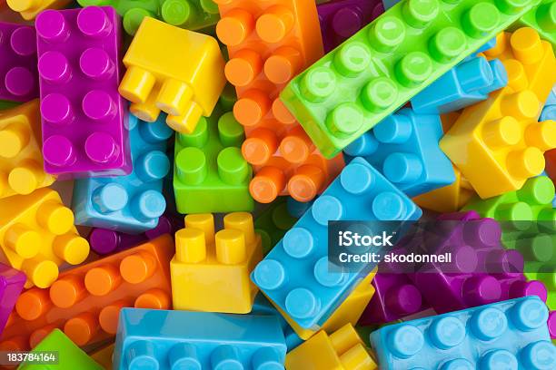 Building Blocks Stock Photo - Download Image Now - Toy, Toy Block, Plastic
