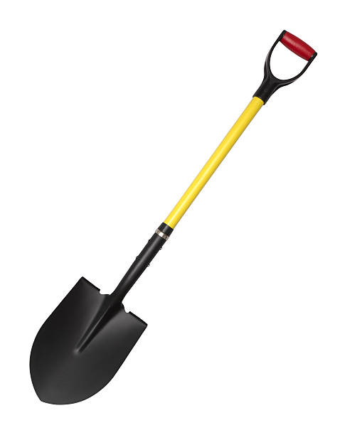 лопата - trowel shovel gardening equipment isolated стоковые фото и изображения