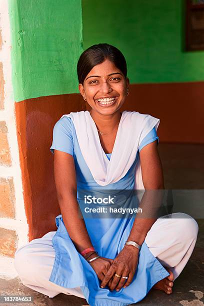 Indiano Scolara - Fotografie stock e altre immagini di Educazione - Educazione, India, Rajasthan