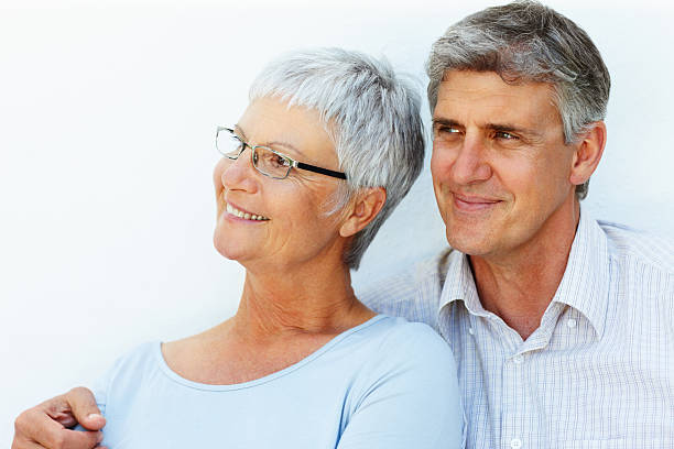 istock Dreaming mature couple 183784781