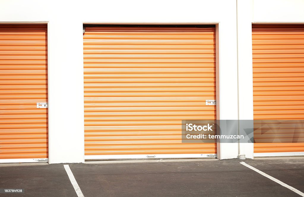 Garagens de armazenamento - Foto de stock de Autoarmazenamento royalty-free