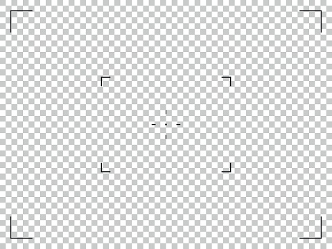 Camera Target Grid Camera Frame Viewfinder Grid With Cross Target Video Camera Recorder ...