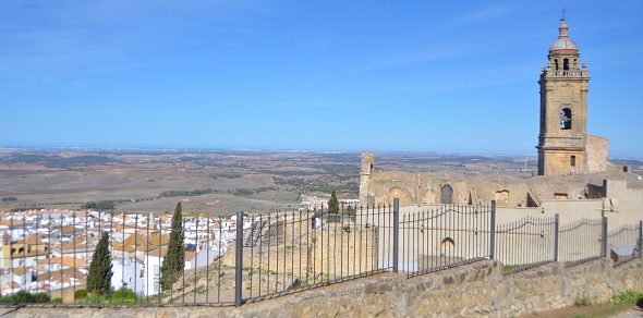 The white village of Medina Sidonia in Andalusia