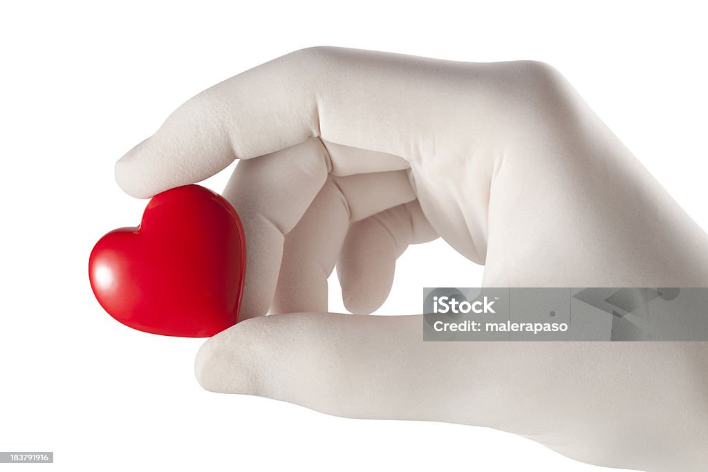 Medicine. Heart in hand. Hand surgeon with a heart. Photo with clipping path. Some similar pictures from my portfolio: Accidents and Disasters Stock Photo
