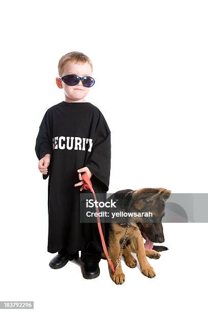 Little Security Guard Stock Photo - Download Image Now - Bouncer - Security Staff, Animal, Black Color