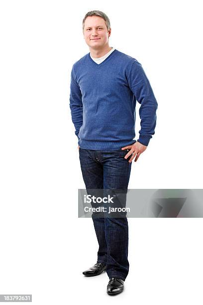 Young Adult Stock Photo - Download Image Now - Full Length, Men, White Background