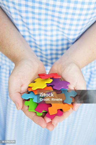 Handful Of Solutions Stock Photo - Download Image Now - Blue, Care, Carrying