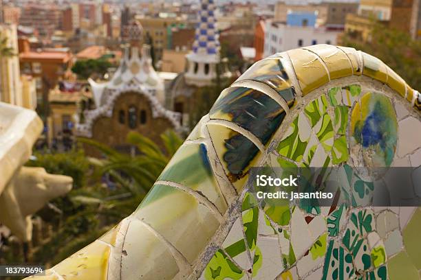 Park Güell Mozaiki - zdjęcia stockowe i więcej obrazów Abstrakcja - Abstrakcja, Antoni Gaudí, Architektura