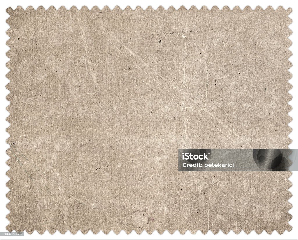 Old Postage Stamp  Blank Stock Photo