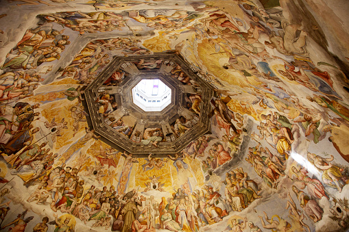 Boleto - The baroque fresco of Choir of angels in the church Santuario della Madonna del Sasso by Lorenzo Peracino from 18. cent.