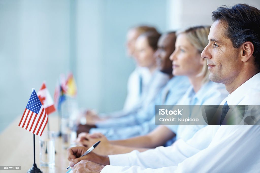 International business Meetings - Lizenzfrei Offizielles Treffen Stock-Foto