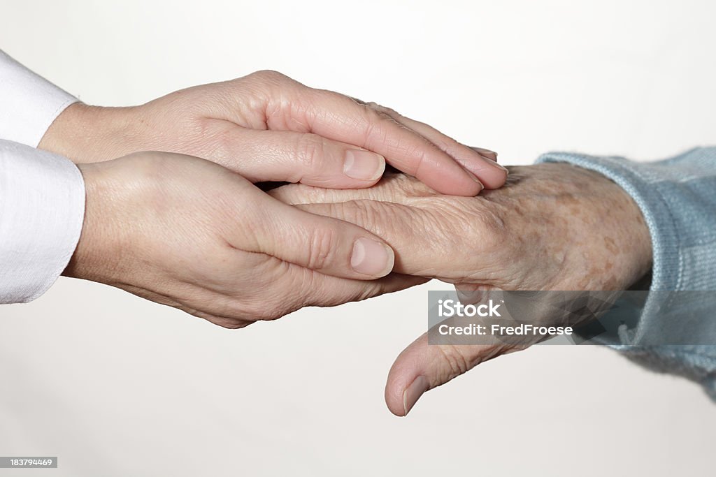 Senior Hände - Lizenzfrei 80-89 Jahre Stock-Foto