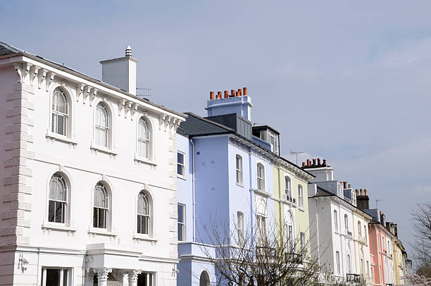 istock Colorful London Houses 183794577