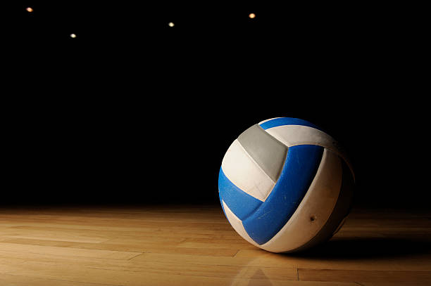 istock Volleyball on Wood Floor 183795316