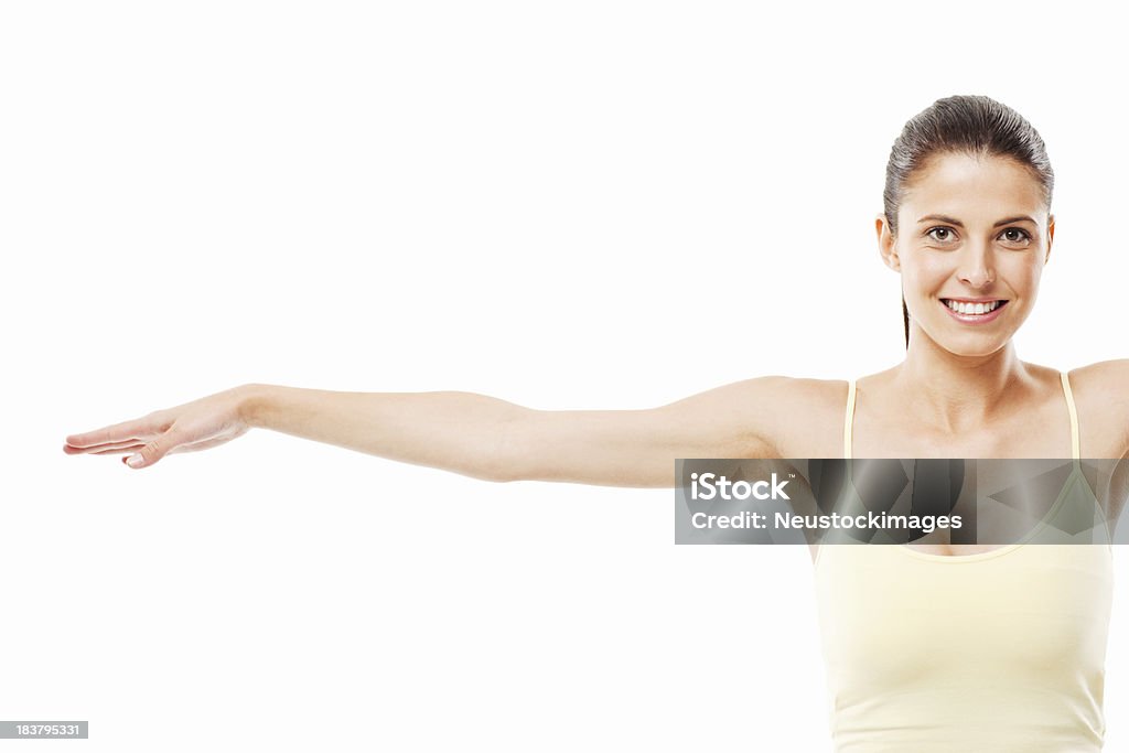 Mujer con brazos estirados - Foto de stock de 20 a 29 años libre de derechos