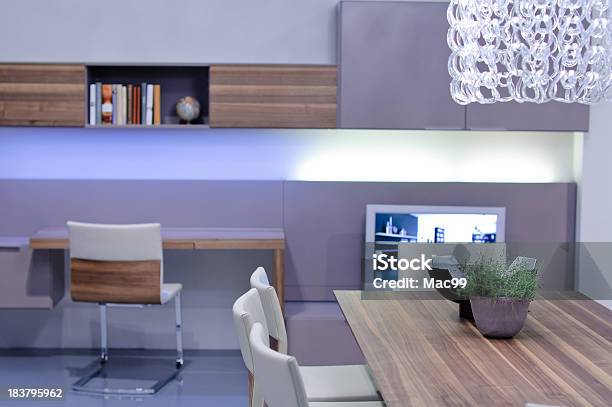 Detail Of Modern Living Room Stock Photo - Download Image Now - Desk, Living Room, Apartment