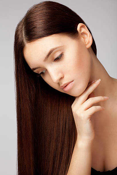 istock Beautiful woman with long hairs 183795995