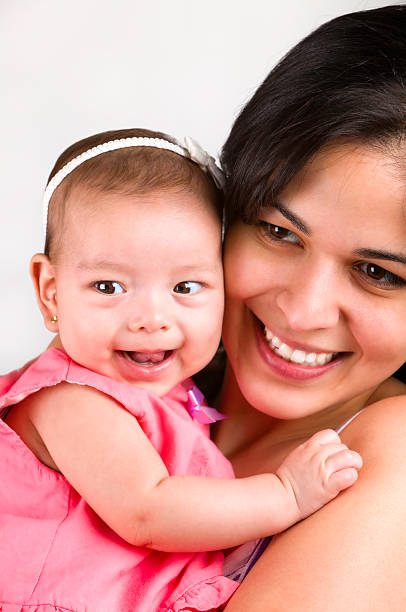 istock Love and togethernes: young Mother hugging her baby Daugther 183796081