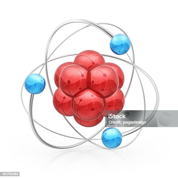 Atom Stock Photo - Download Image Now - Atom, Attached, Chemistry