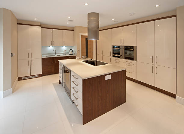 istock A beautiful modern kitchen with an island 183796375