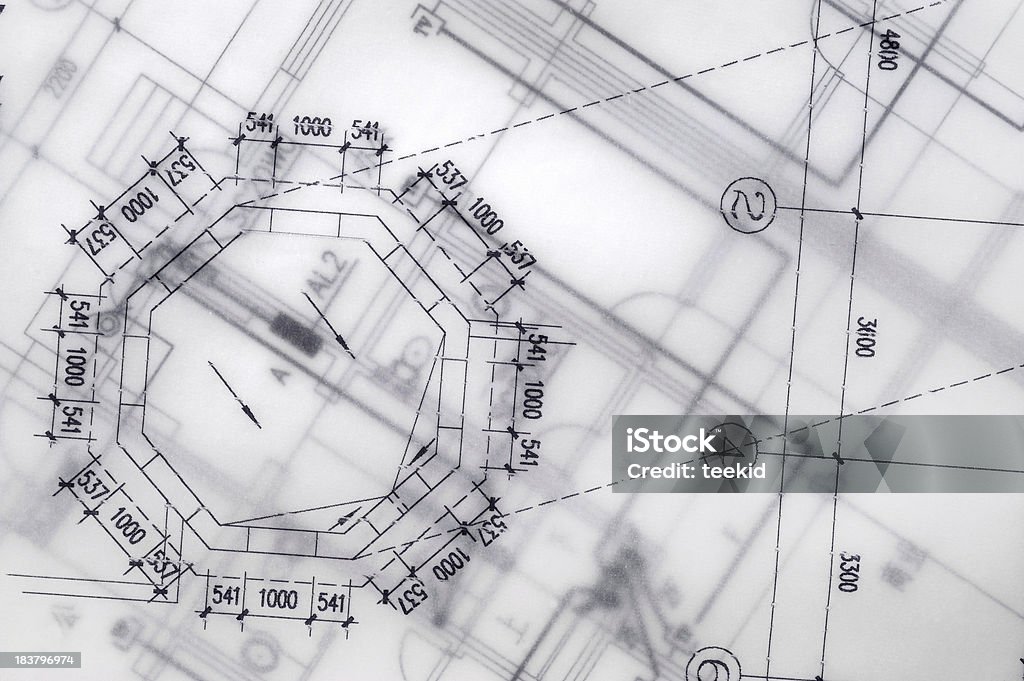 Programa para Industry- bienes raíces y construcción de impresión - Foto de stock de Arquitectura libre de derechos