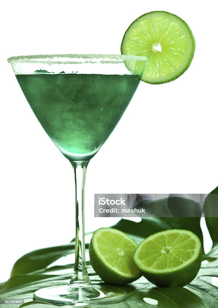 cocktail verde e verde-lima - Royalty-free Cocktail Foto de stock