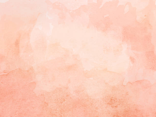 istock Pastel peach color Gradient Watercolor Background 1837980852