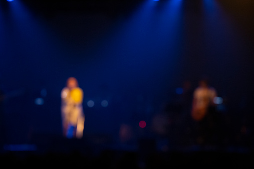 Music concert blur background.