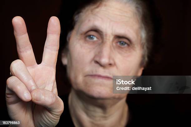 Peace Victory Stock Photo - Download Image Now - 60-64 Years, 60-69 Years, Adult