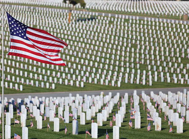 istock Memorial Day at the National Cemetery 183799034