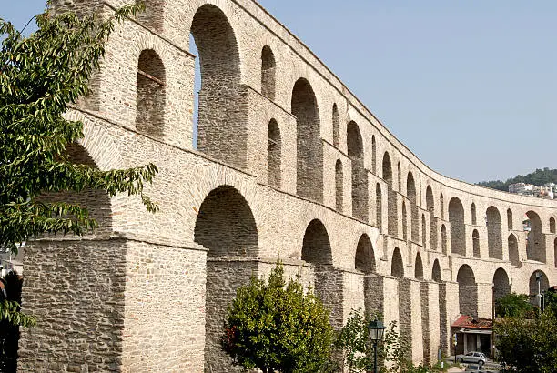 Photo of Aqueduct in Kavala, Greece